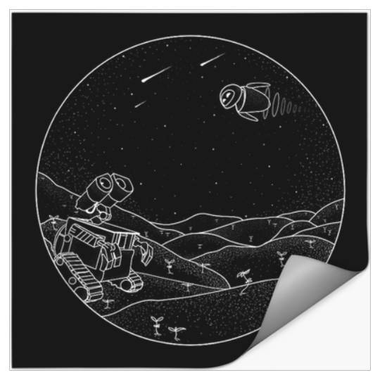 Disney Pixar WALLE Celestial Night EVE Flight Stickers