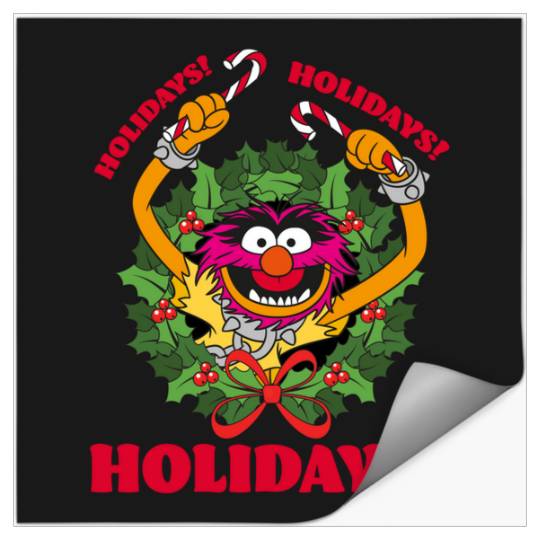 Disney Christmas The Muppets Animal Holidays Holidays Merry Christmas Stickers