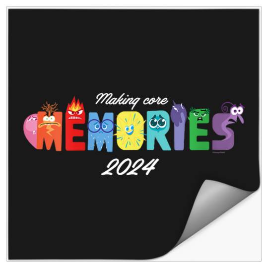 Disneyss And Pixarss Inside Out 2 Making Core Memories 2024 Stickers