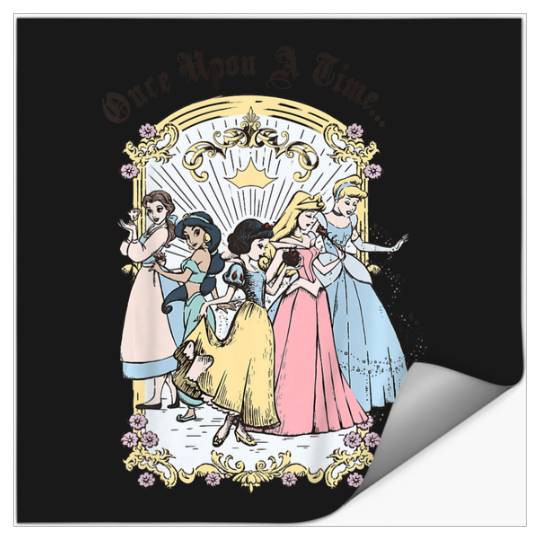 Kids Disney Princess Classic Group Shot Once Upon a Time Youth Stickers