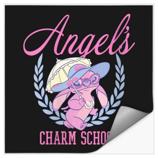 Disneyss Lilo Stitch Angel Charm School Demure College Stickers