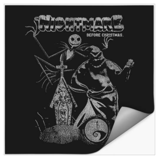 Disney The Nightmare Before Christmas Vintage Po Stickers