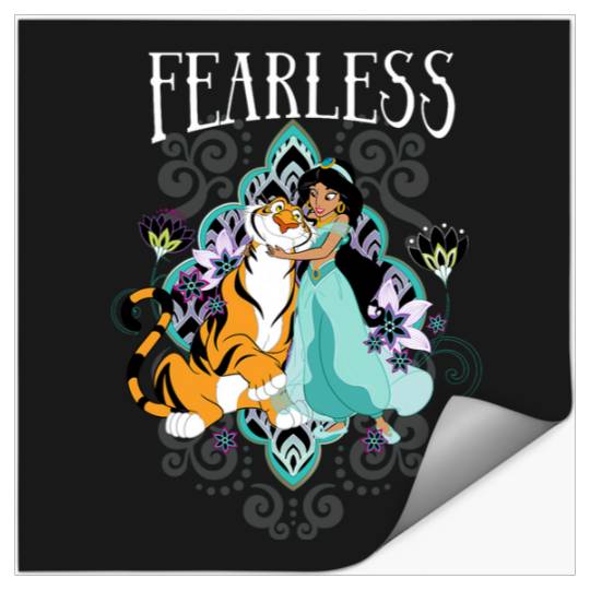 Disney Aladdin Jasmine And Rajah Fearless Stickers
