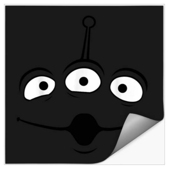 Disney Pixar Toy Story Alien Face Halloween Stickers