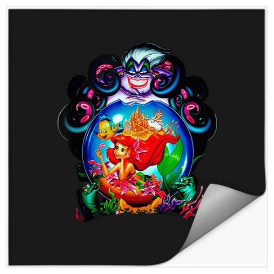 Disney The Little Mermaid Ursula Crystal Ball Po Stickers