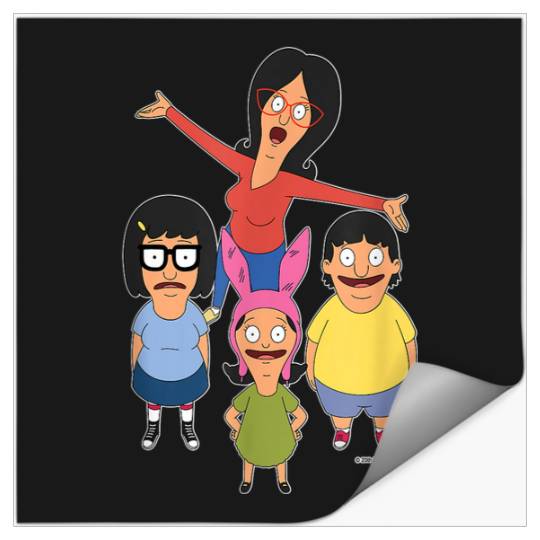 Bobs Burgers Linda Gene Tina And Louise Stickers