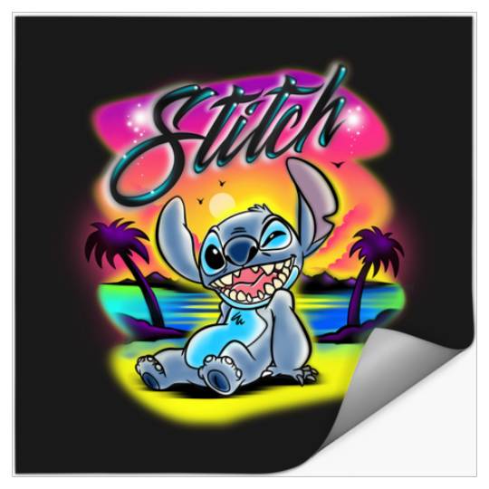 Disney Airbrush Stitch Stickers