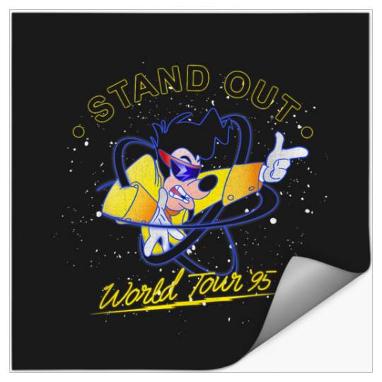 Disney A Goofy Movie Powerline Stand Out World Tour 39;95 Stickers