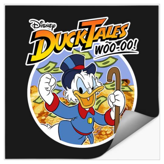 Disney DuckTales Classic Uncle Scrooge Woooo Stickers