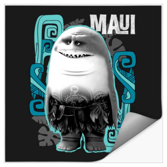 Disney Moana Maui Half Shark Stickers