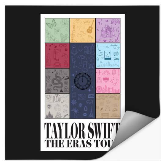 Discover Taylor Present - The Eras Tour Stickers