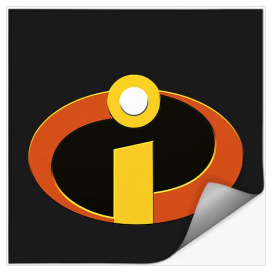 Disney Pixar Incredibles Logo Halloween Costume Stickers