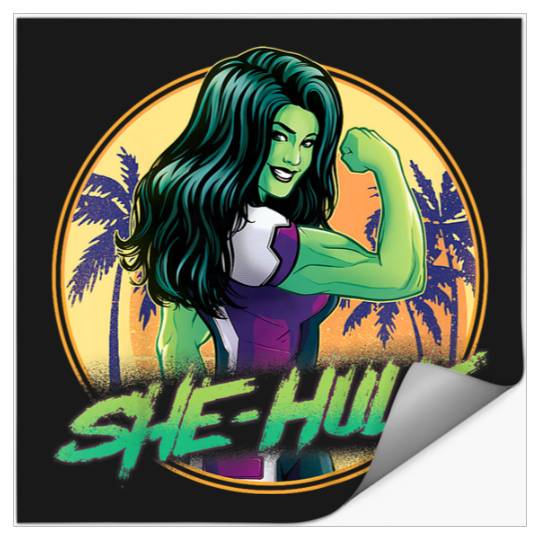 Marvels Studios She hulk Disneyss Plus Flex Stickers