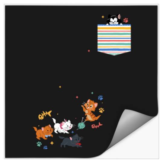 Disney The Aristocats Movie Kittens Pocket Stickers