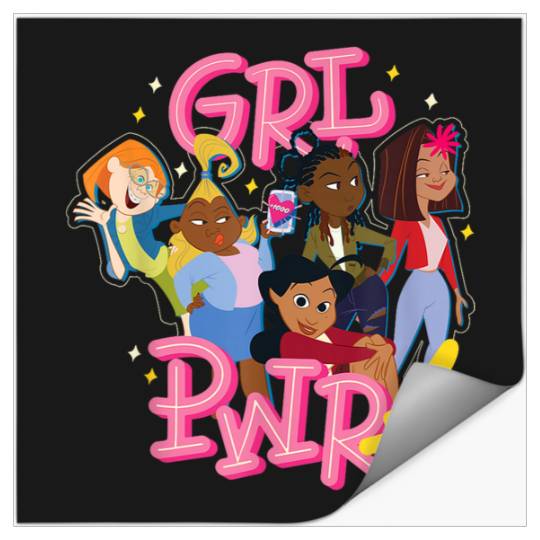 Disneyss Proud Family Grl Pwr Girl Power Besties Stickers