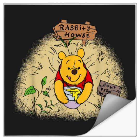 Disneyss Winnie The Pooh Rabbits House Dont Feed The Bear Stickers