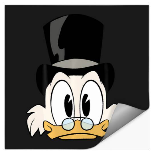 Disney Ducktales Scrooge Mcduck Big Face Stickers