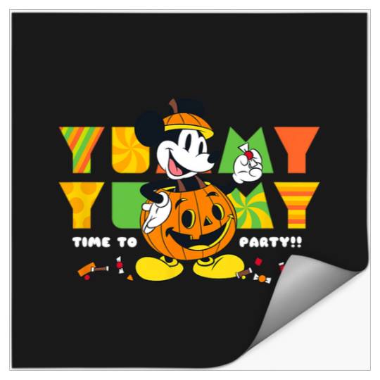 Disney Mickey and Friends Halloween Mickey Time To Party Stickers