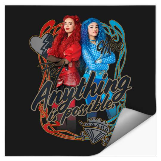 Disney Descendants The Rise Of Red Anything Is Possible Stickers