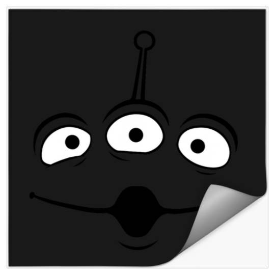 Disney Pixar Toy Story Alien Face Halloween Stickers