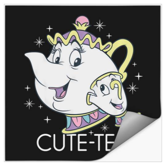 Disney Beauty And The Beast Mrs. Potts And Chip Mother'S Day Stickers