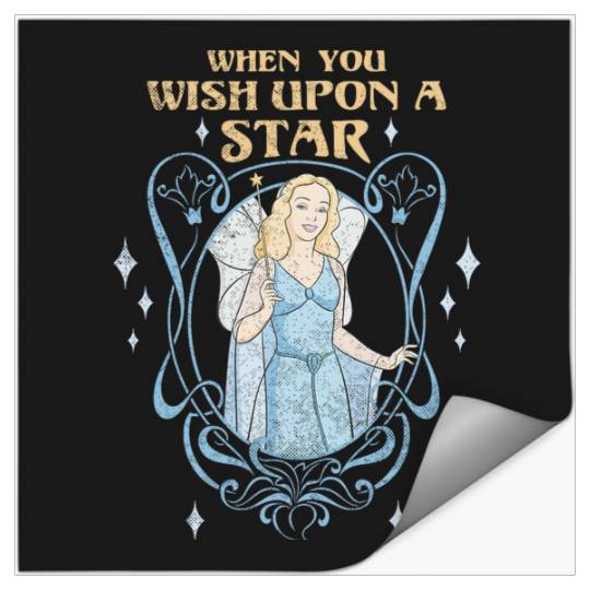 Disney Pinocchio Blue Fairy Wish Upon a Star Stickers
