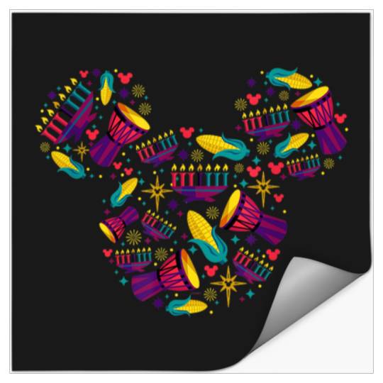 Disney Mickey Mouse Icon Kwanzaa Stickers