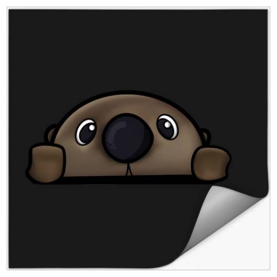 Cute Otter From Finding Nemo Peeker, Disneyss Fan Art, Finding Nemo, Finding Dory Stickers