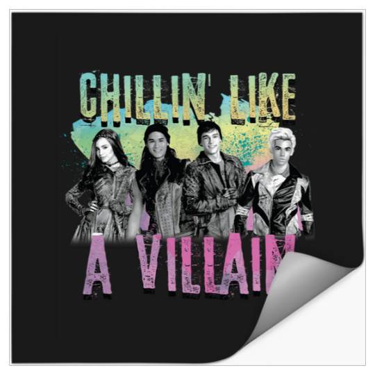 Disney Descendants Chillin Like A Villain Stickers