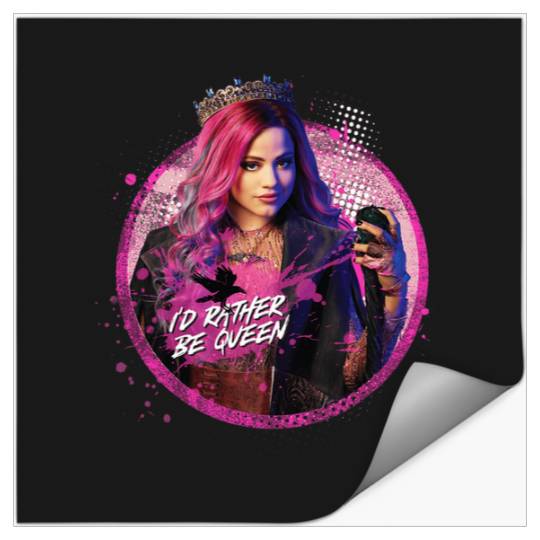 Disney Descendants  Audrey I'd Rather Be Queen Stickers