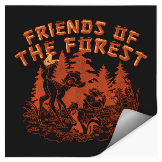 Disney Bambi Group Shot Friends Of The Forest Stickers