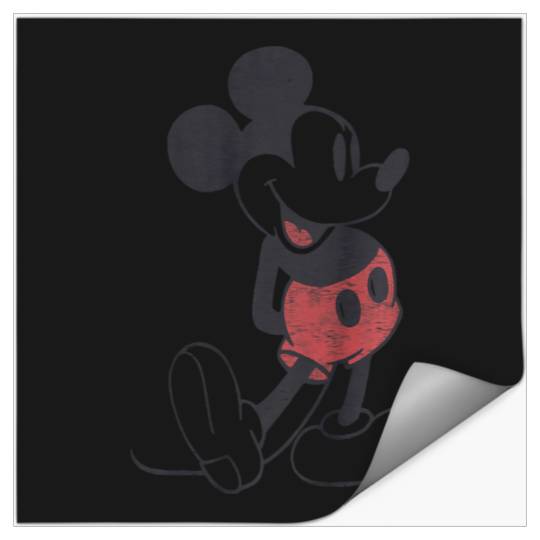 Disney Mickey And Friends Classic Mickey Vintage Toddler Stickers