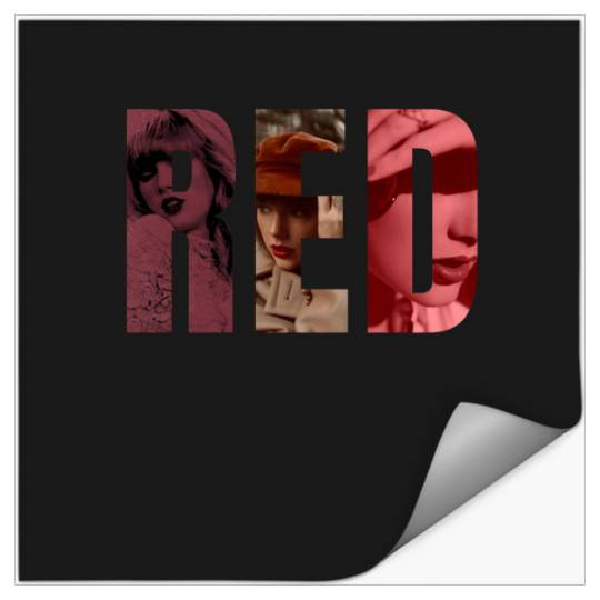Discover RED Taylor Eras Tour Merch Stickers