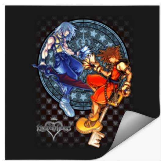 Disney Kingdom Hearts Sora Riku Chain Of Memorie Stickers