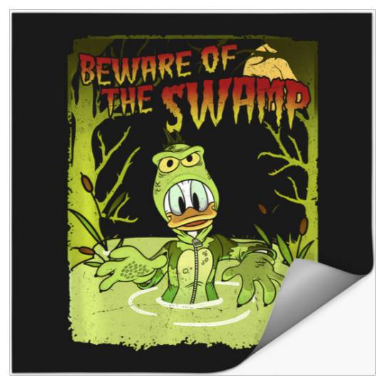 Disney Mickey And Friends Halloween Donald Duck Swamp Stickers
