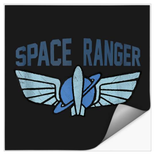 Disneyss Toy Story Space Ranger Star Command Logo Stickers