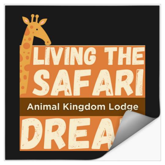 Live the Adventure ofDisneys Animal Kingdom Lodge TShirt Stickers