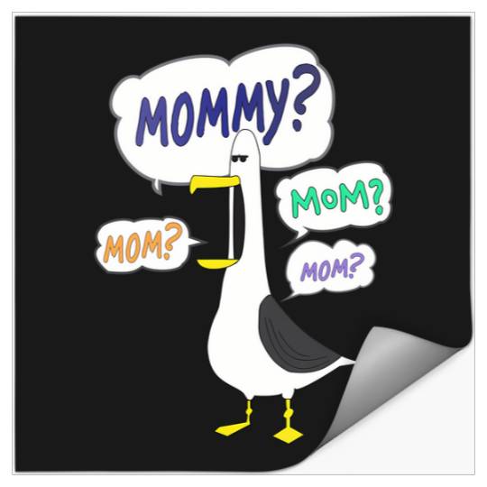 Mom? Mommy? Finding Nemo Seagull "mine" Disneyss Stickers