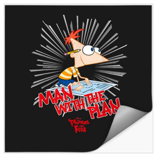 Disneyss Phineas And Ferb The Plan Man Stickers