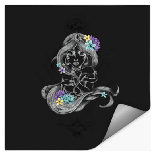 Disney Aladdin Boho Inspired Jasmine Stickers