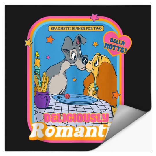 Disneyss Lady And The Tramp Deliciously Romantic Stickers