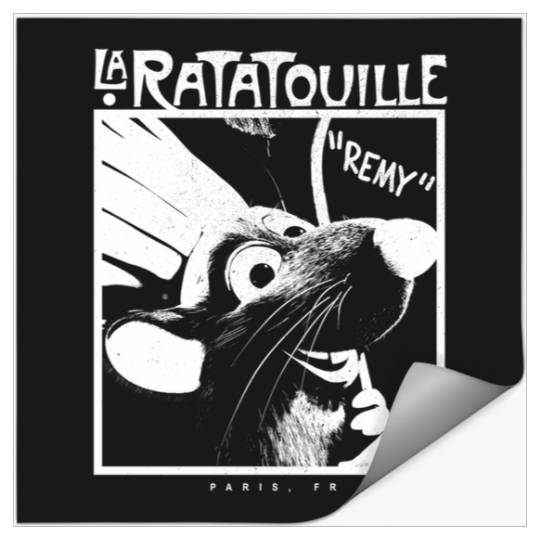 Disney Pixar Ratatouille Chef Remy Graphic Hoodie Stickers