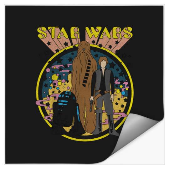 Star Wars Vintage Psych Rebels Disney Stickers