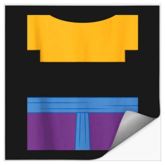 Disney The Emperors New Groove Krock Costume Tan Stickers