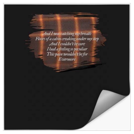 Discover Taylor Evermore Album Lyrics Stickers