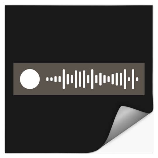 Discover Peter  Taylor Spotify Code TShirt Stickers