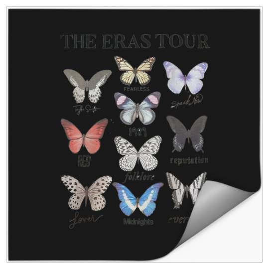 Discover The-Eras-Tour-Butterfly-Shirt T-Shirt Stickers