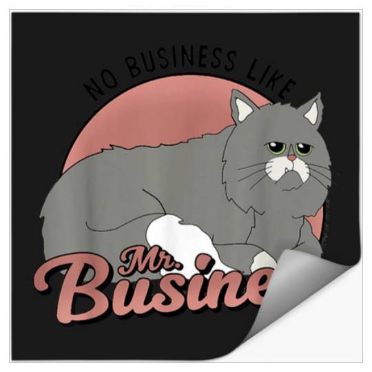 bobs burgers no business like mrs business Stickers