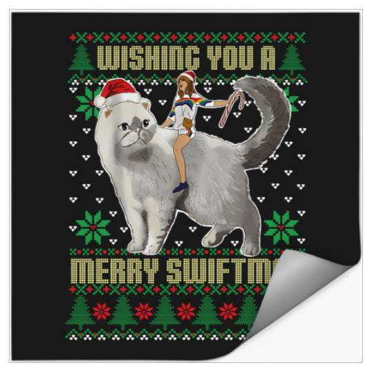 Ug.ly Merry Christmas Sweater Wishing You Have A Merry Swiftmas  : Bobs Burgers Family Shirt, Bobs Burgers Vintage Stickers