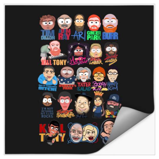 Stand Up Comedy Ultimate Collection - Stand-Up Icons South Park Style - Extended Edition  : Bobs Burgers Family Shirt, Bobs Burgers Vintage Stickers